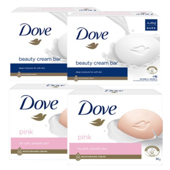도브 뷰티바 화이트 90g 8입 + 핑크 90g 8입