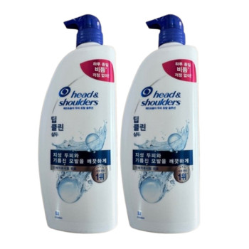 헤드앤숄더 딥클린 두피 샴푸 850ml 2개