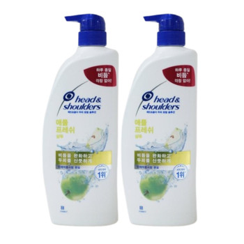 헤드앤숄더 애플 프레쉬 두피 샴푸 850ml 2개