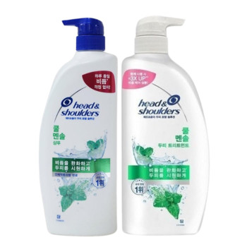 헤드앤숄더 쿨 멘솔향 샴푸 850ml 1개+쿨 멘솔향 트리트먼트 850ml 1개