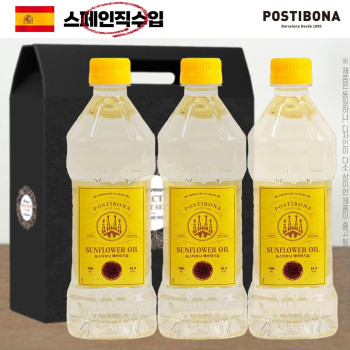 (스페인직수입)[포스티보나] 페트 해바라기유 500ml 3P