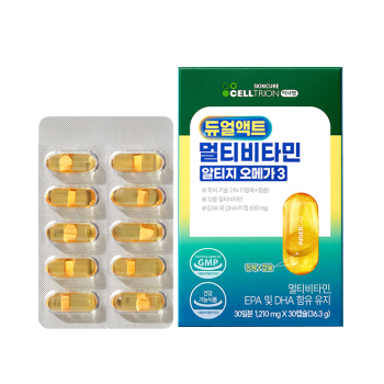 [이너랩] 듀얼액트 멀티비타민 알티지오메가3