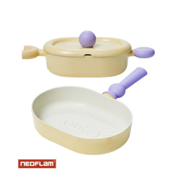 [베터핑거] 시그니처 IH 냄비 그릴 팬 2종세트 (그릴팬 24cm , 전골오벌 24cm)