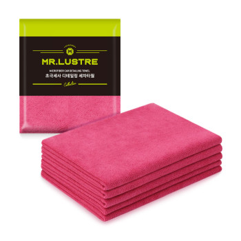 미스터러스터 세차용다용도타월 60x40 핑크 5P