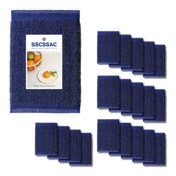 쓱싹 강력 울스텐수세미 베이직 블루 20P
