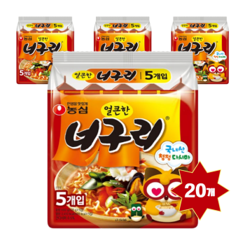 [농심] 너구리 봉지라면 20개입(멀티)