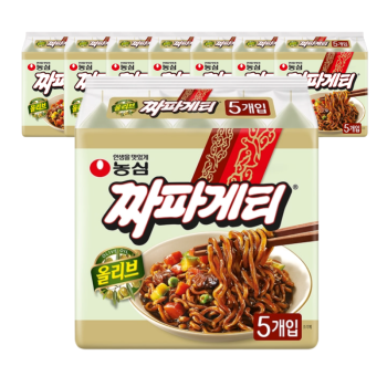[농심] 짜파게티 올리브 봉지면 40개입(멀티)