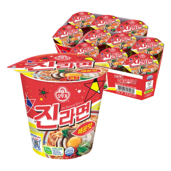 [오뚜기] 진라면 매운맛 소컵 12입