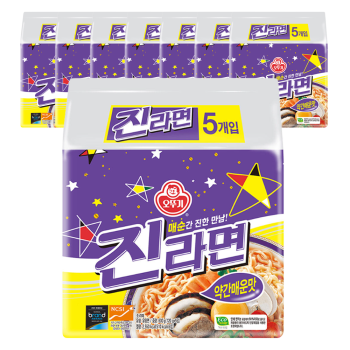 [오뚜기] 진라면 봉지면 약간 매운맛 40입