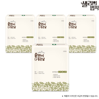샐리의 법칙 생리대 트리플 순면이 좋은날 대형 14매 X 4팩_국내산