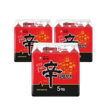 농심 신라면 120g 5입 멀티팩 x 3팩