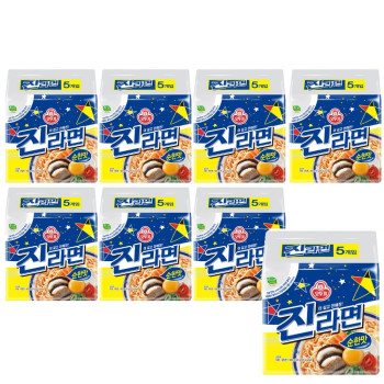 오뚜기 진라면 순한맛 120g 5입 멀티팩 x 8팩(박스)